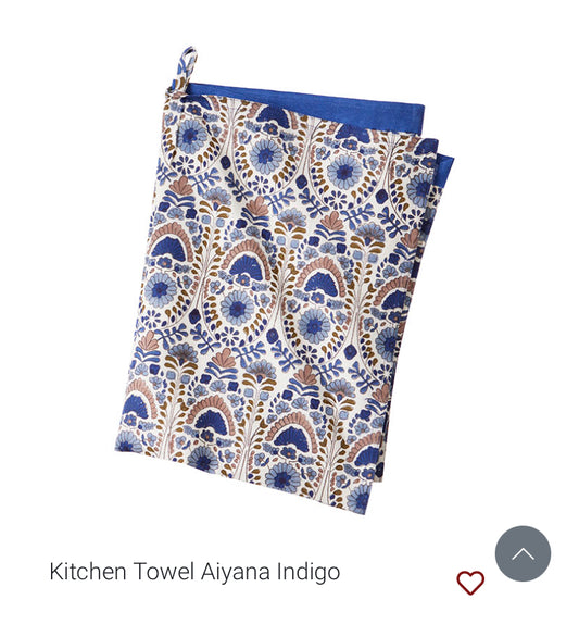 Kjøkkenhåndkle Alyana Indigo Bungalow