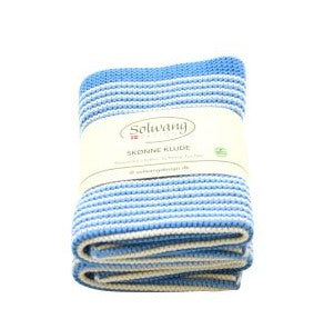 2 pk kluter natur lys blå Solwang Design