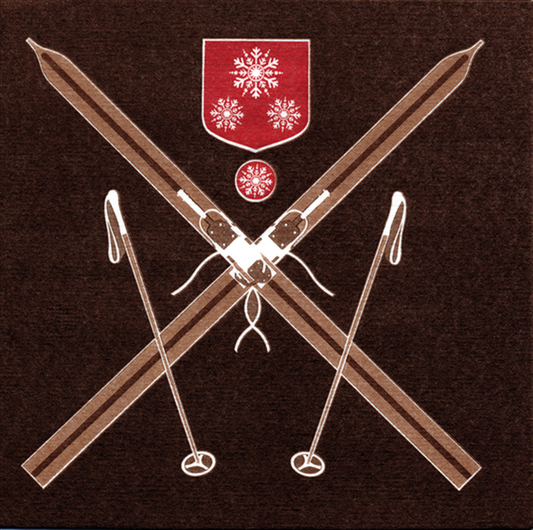 Serviett middag ski lodge Bruka design