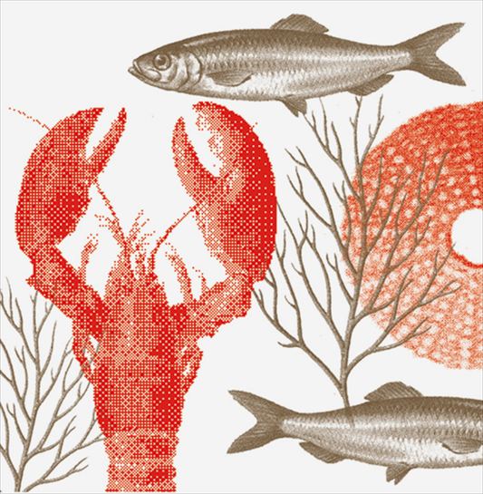 Serviett skalldyr  middag hummer  Bruka Design