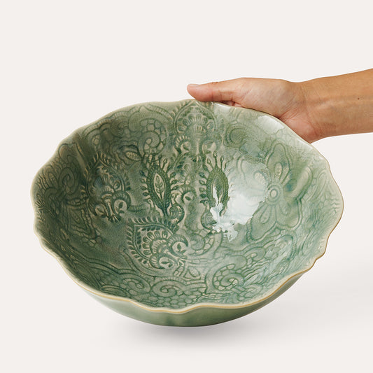 Bolle 26 cm Antique antikk mintgrønn Sthål