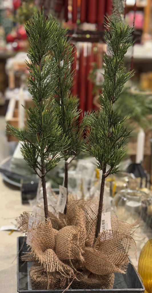 Juletre lerketre 58 cm Chic Antique