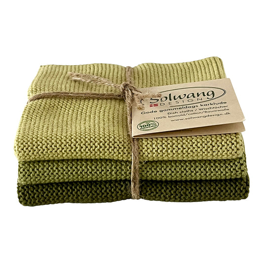 3 pk kluter grønn kombi mosegrønn Solwang