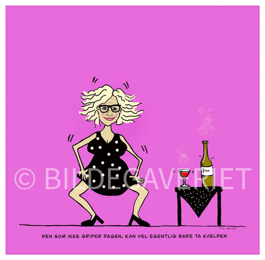 Kort den som ikke griper dagen... m konvolutt Bildegaveriet