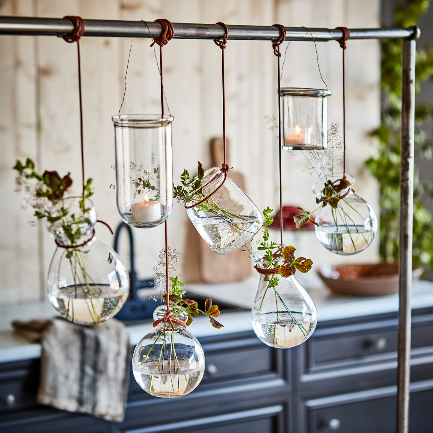 Vase glass klar Affari