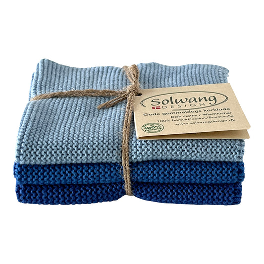 3 pk kluter blå klar blå kombi Solwang