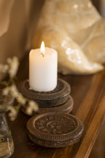 Brevvekt eller kubbelys stake 7 cm Ib Laursen