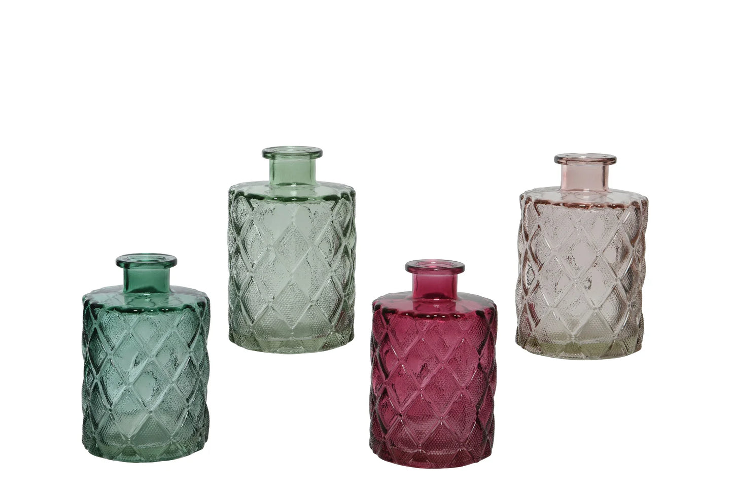 Vase glass burgunder