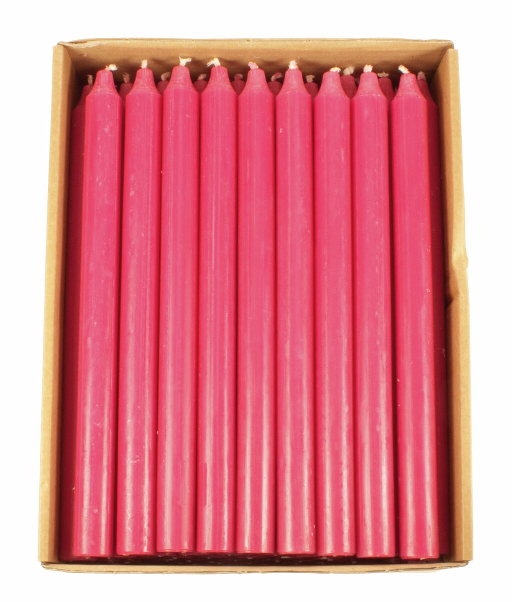 Tynne lys 28 cm rosa cerise Kiri