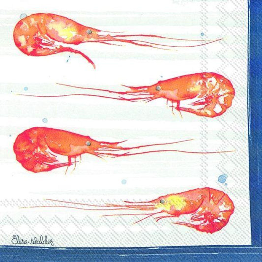 Serviett lunsj skalldyr reker IHR