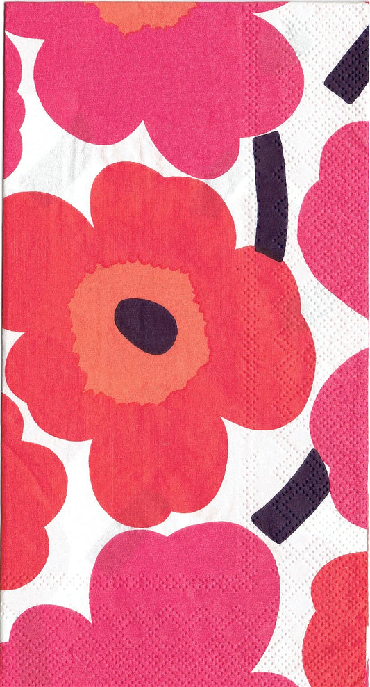 Serviett buffet Marimekko rosa red IHR