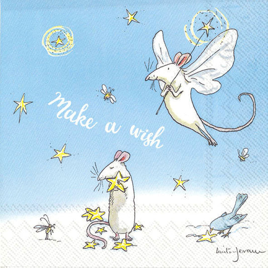 Serviett kaffe Fairy mouse IHR