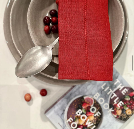 Linserviett Trattoria rød Bruka Design