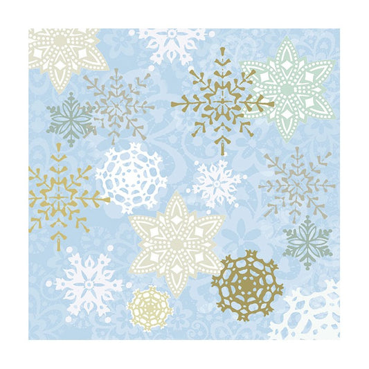 Serviett kaffe snøkrystaller Ambiente