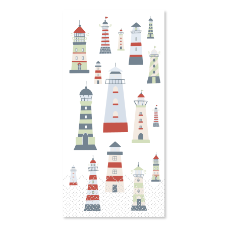Buffet serviett fyrtårn Chic Antique