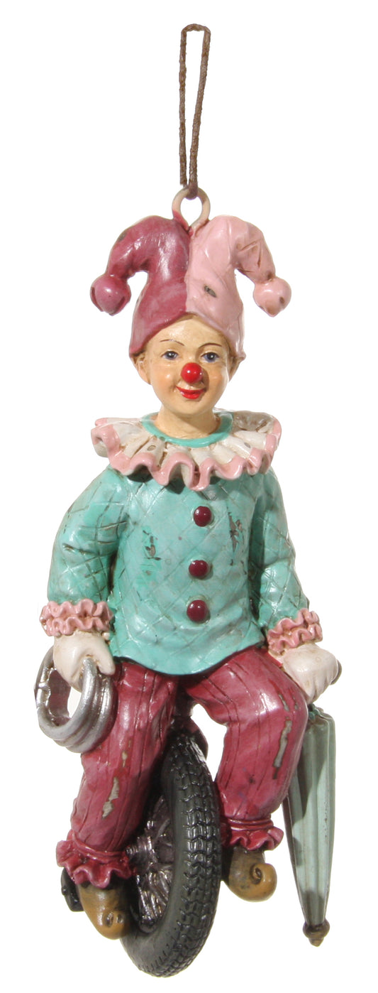 Klovn med sykkel Shishi