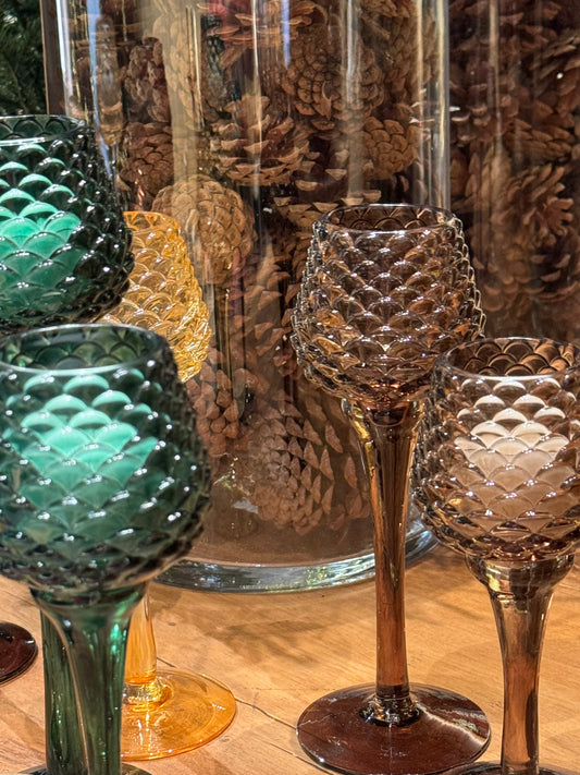 Kongle Telys lykt kongle grønn EDG Enzo de Gasperi