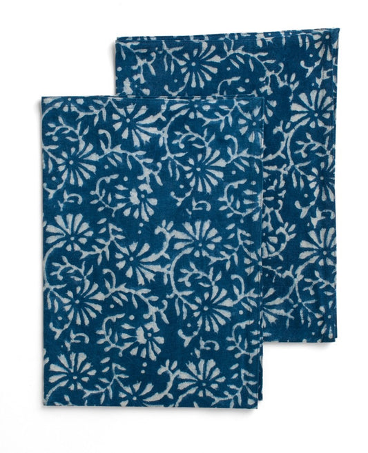 Kjøkkenhåndkle Indigo aster Chamois