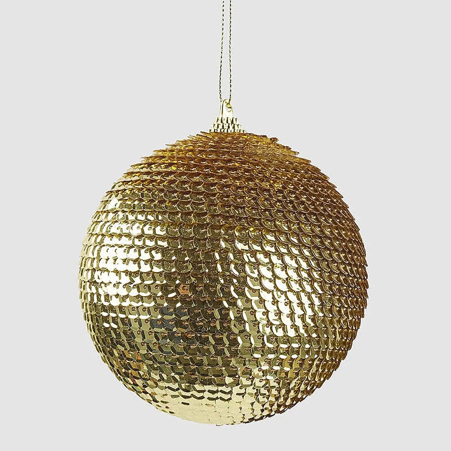 Julekule gullstrass isopor 6 cm EDG