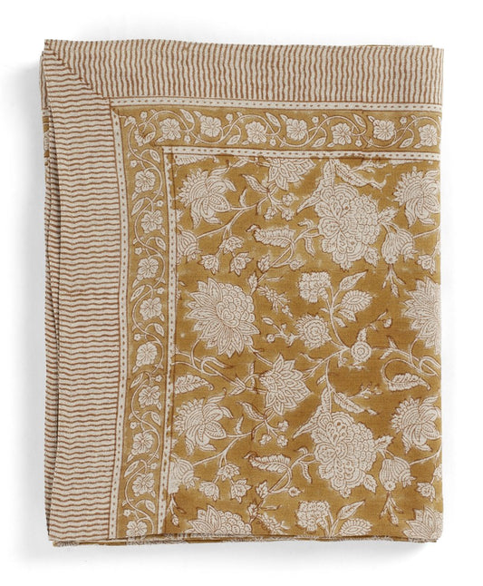 Duk lin Indian Rose - Ochre - 170x400 Chamois