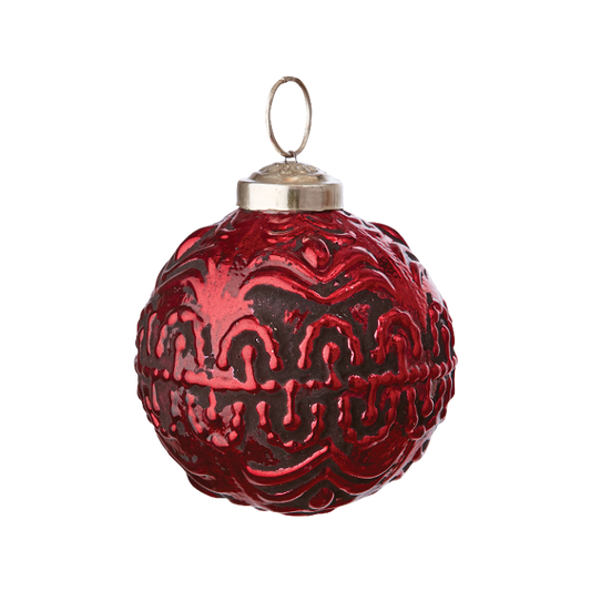 Julekule Edith rød 5 cm Affari