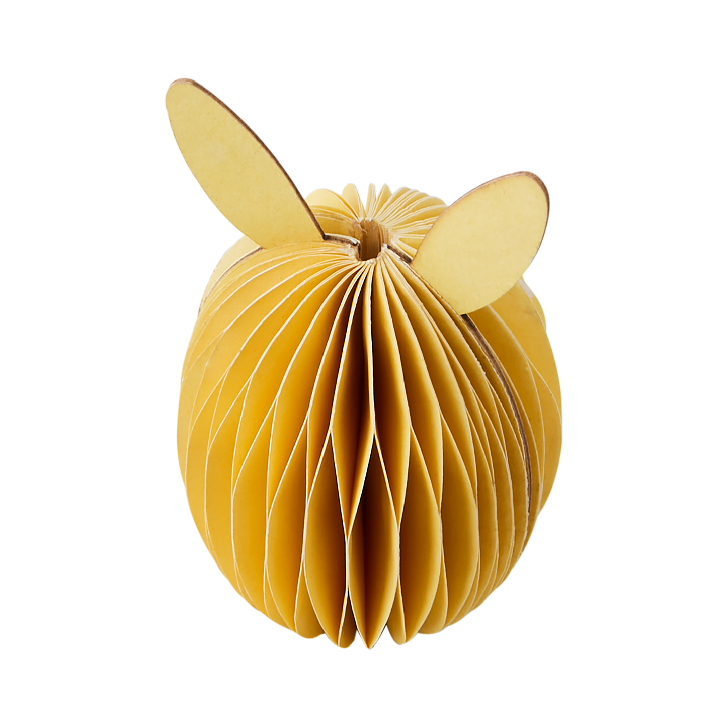 Papirpynt bunny 8 cm gul Affari