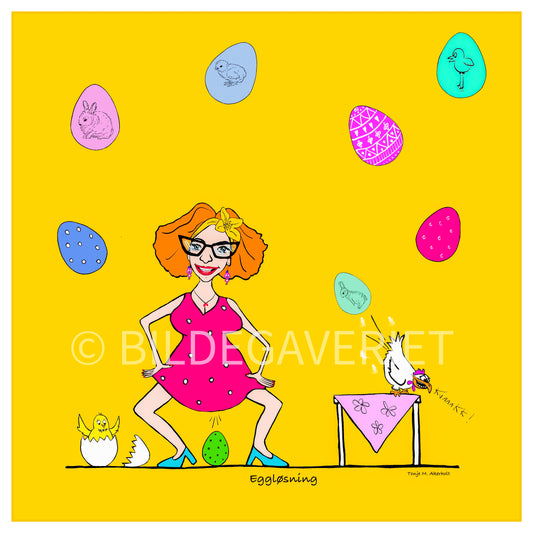 Kort Eggløsning m konvolutt Bildegaveriet