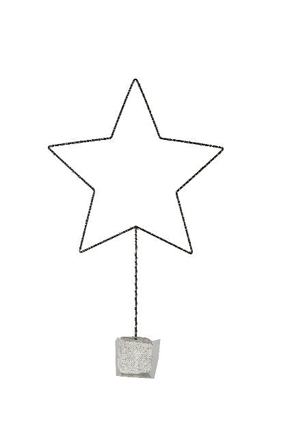 Metall stjerne Affari selges kun i butikk