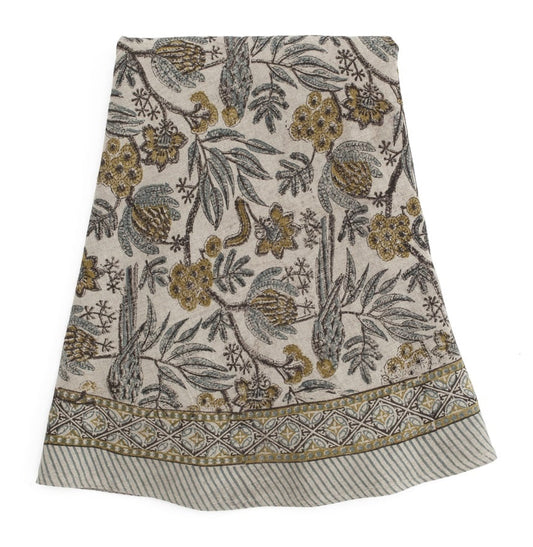 Duk lin Parrot - Blue - round 220cm Chamois