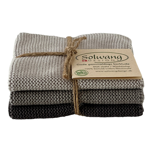 3 pk kluter grå stålgrå kombi Solwang
