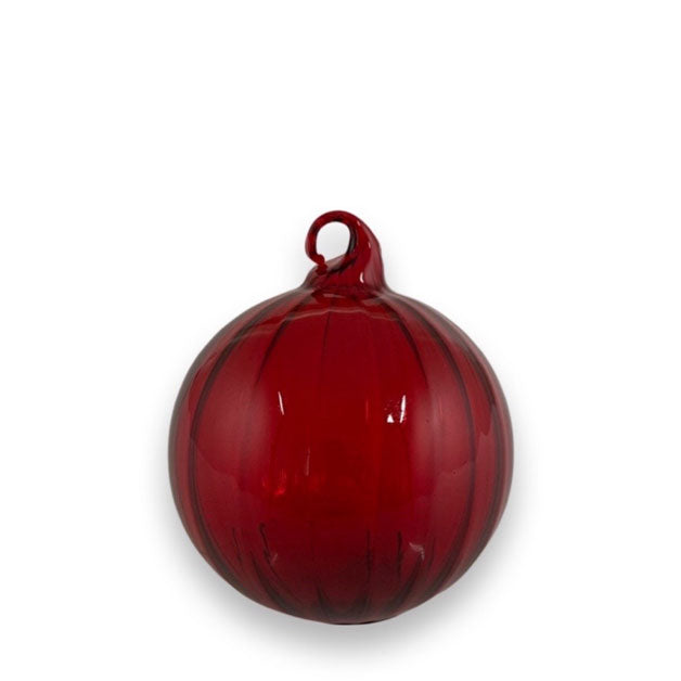 Julekule rød glass 5 cm Miljøgården