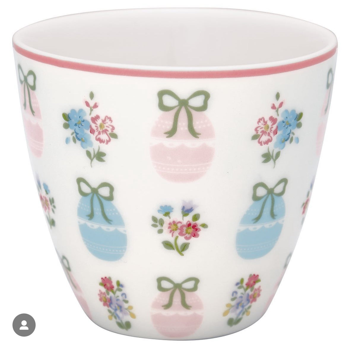 Latte kopp Madelyn white Greengate