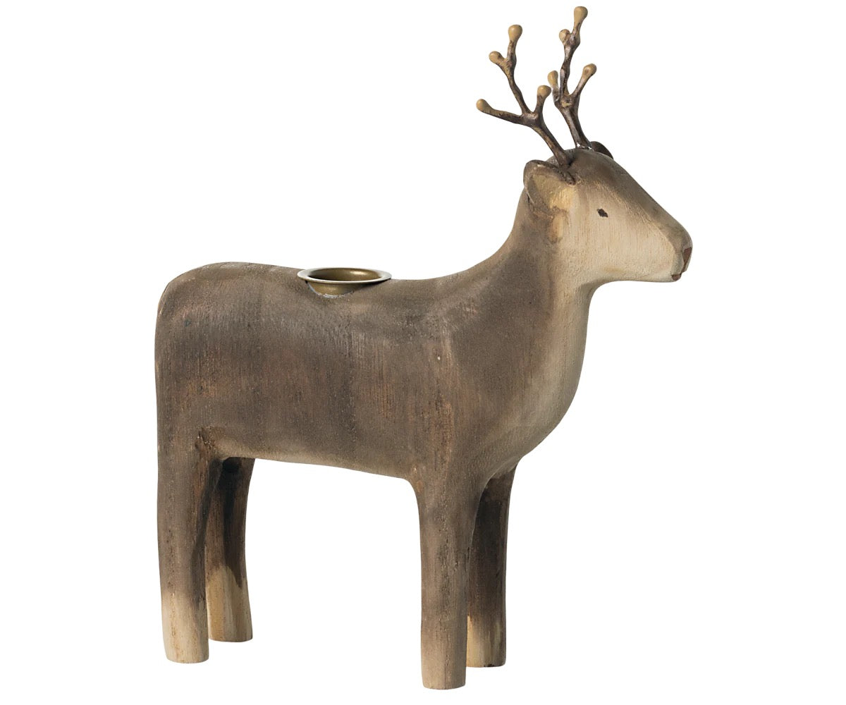 Reinsdyr Wooden reindeer large natur Maileg