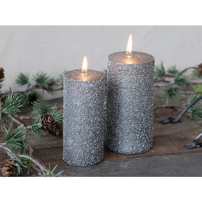 Kubbelys shimmer antikk grå brun Chic Antique