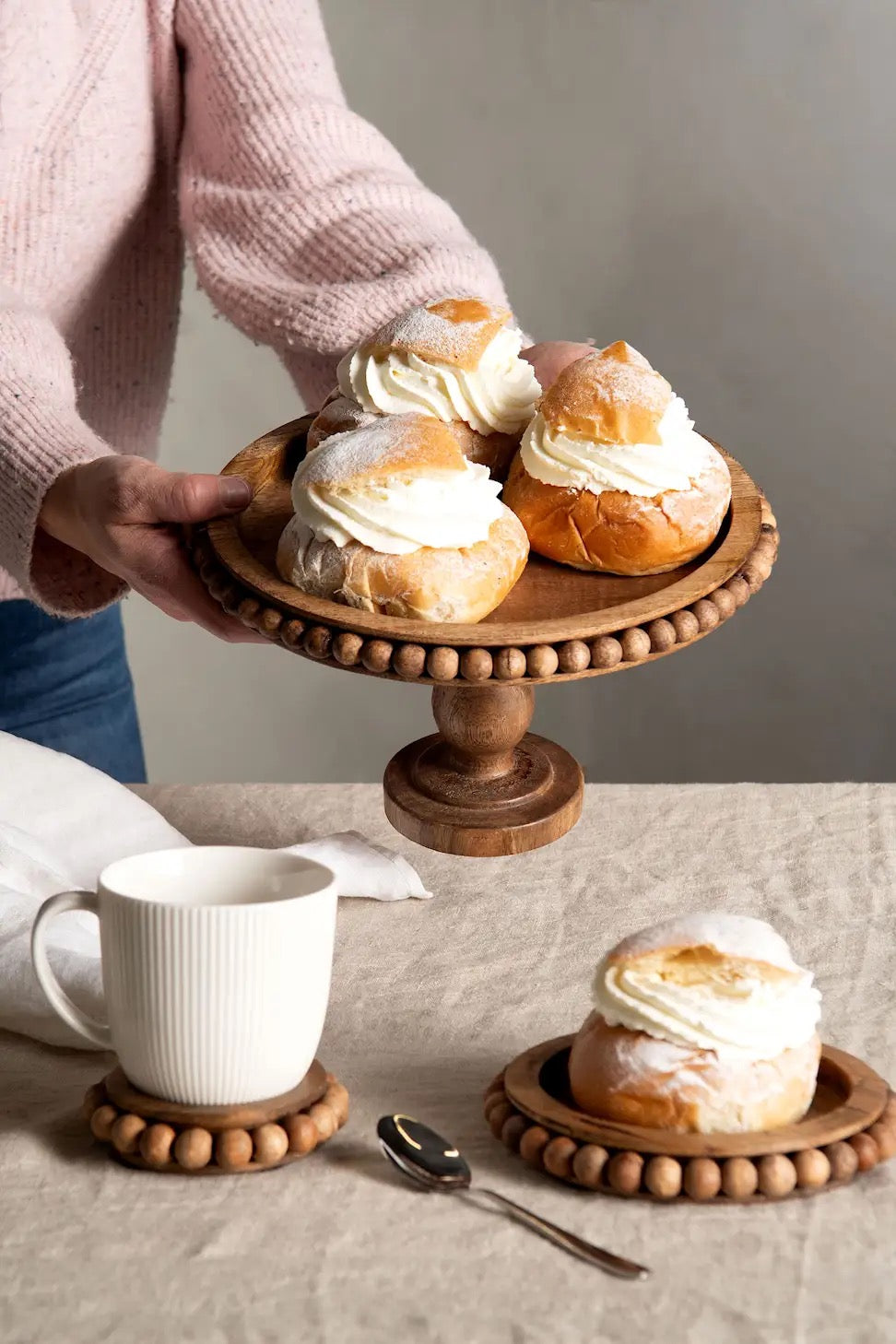 Stettefat i mango tre Alot decoration