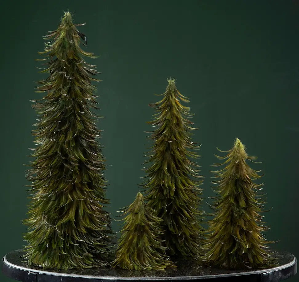 Juletre fjær grønt 40 cm Alot decoration