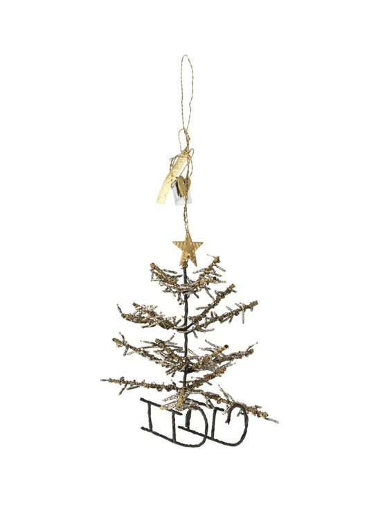 Juletre på slede Walther og Co