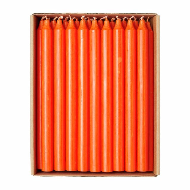 Tynne lys 28 cm oransje lyse Kiri