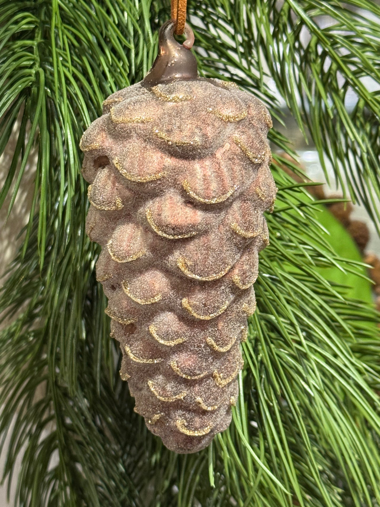 Kongle rosa gammelrosa antikk 12 cm Shishi