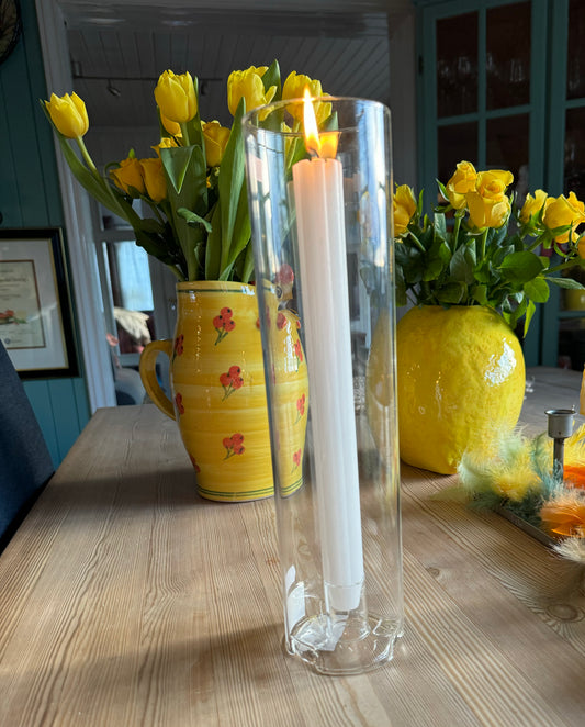 Lysestake glass med sylinder EDG Enzo de Gasperi