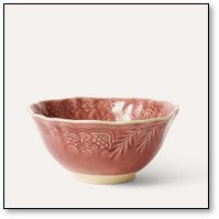 Bolle 15 cm suppe old rose Sthål