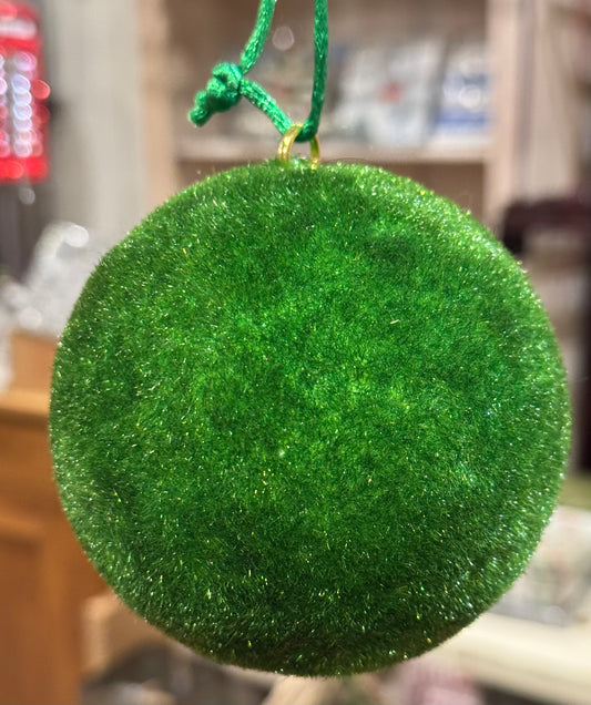 Julekule grønn isopor Shishi