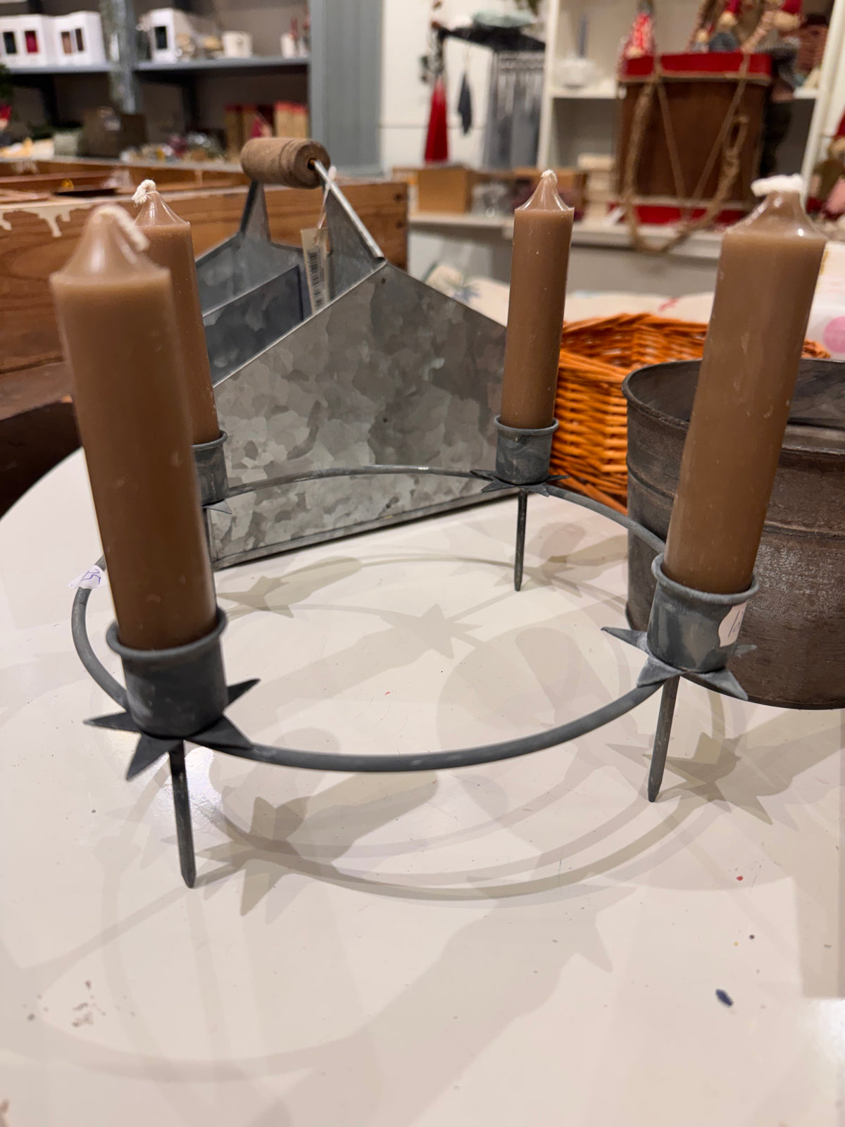 Adventstake sink kronelys Ib Laursen