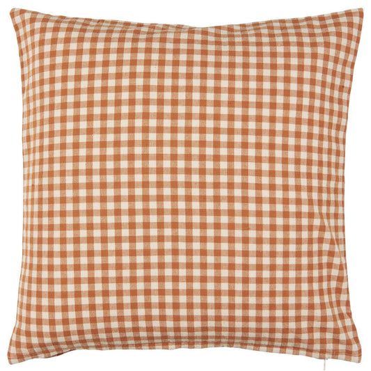 Putetrekk rutet Luca rustikk brun Ib Laursen