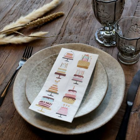 Buffet serviett kaker Chic Antique