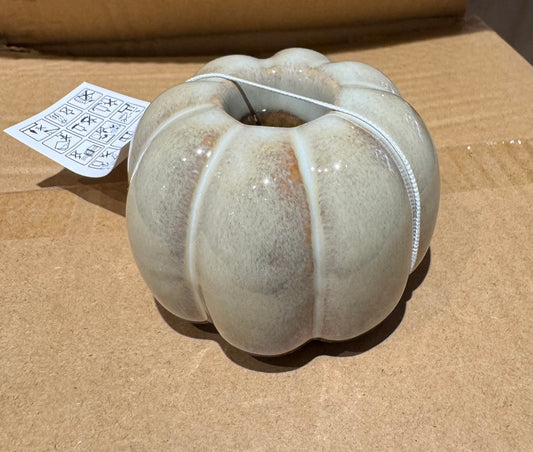 Gresskar lysestake beige Ib Laursen