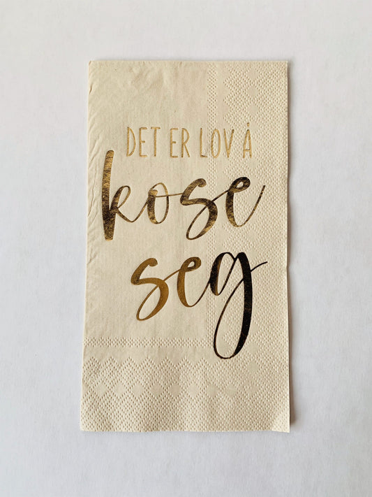 Buffet serviett det er lov å kose seg Trend Design