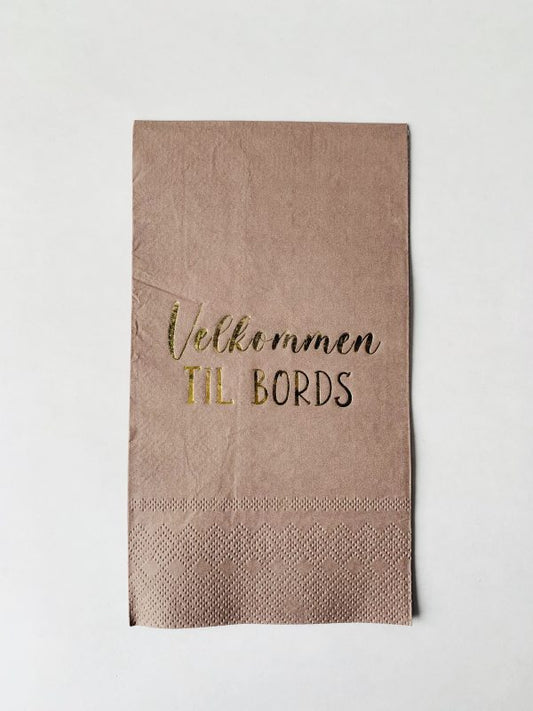 Buffet serviett Velkommen til bords Trend Design