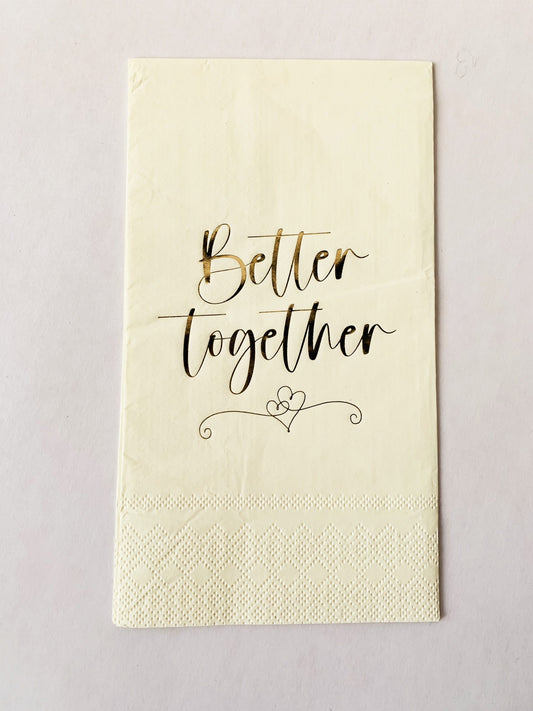 Serviett buffet Better together Trend design