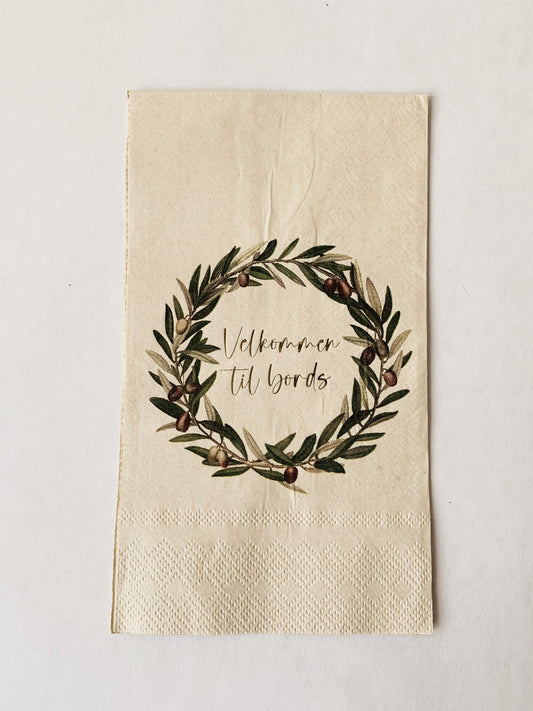 Serviett buffet Velkommen til bords Trend Design